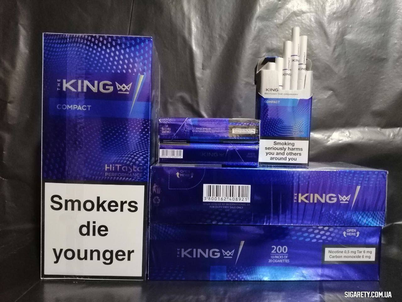 Сигареты Кинг деми синий 6мг